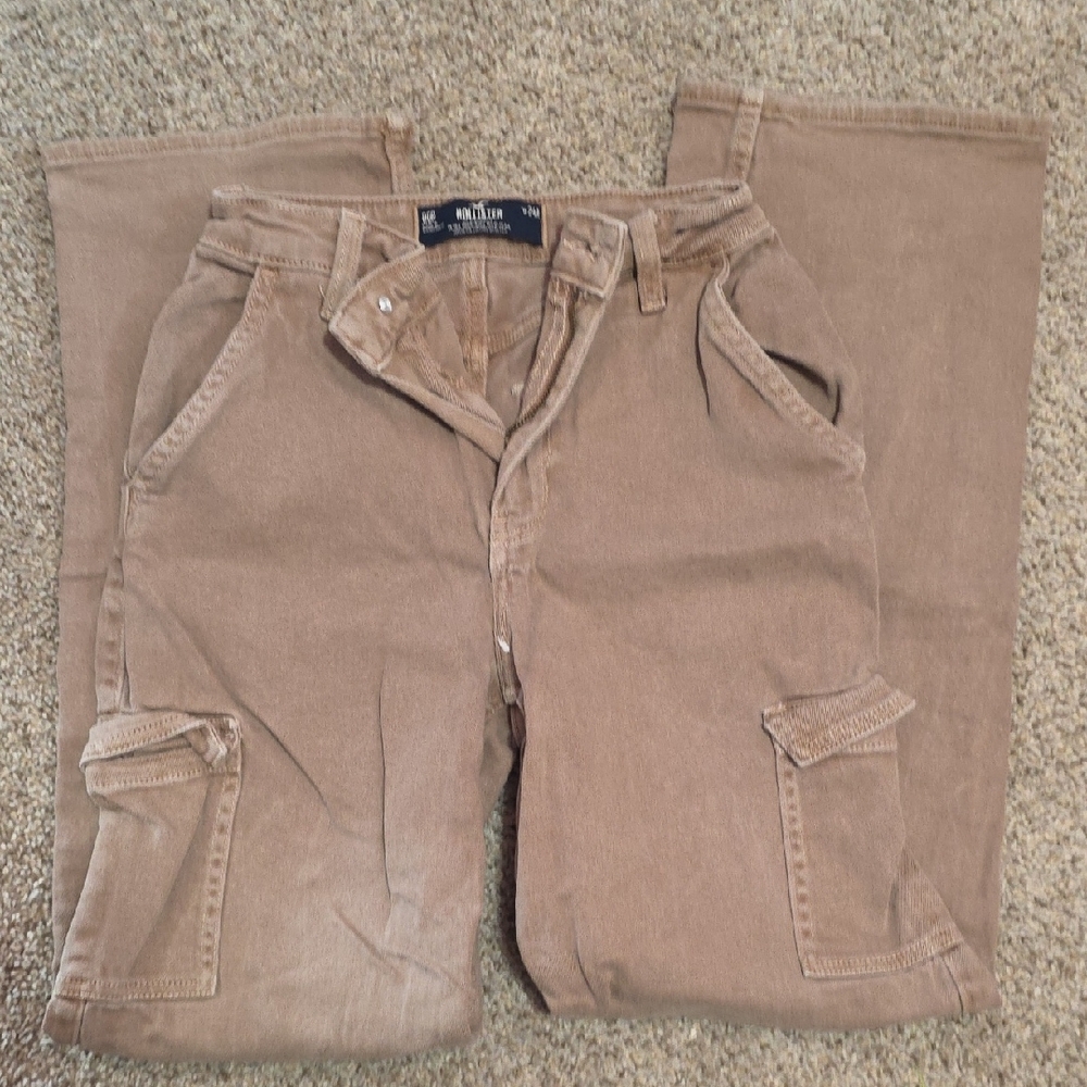 Hollister Tan Straight Leg Jeans for Women